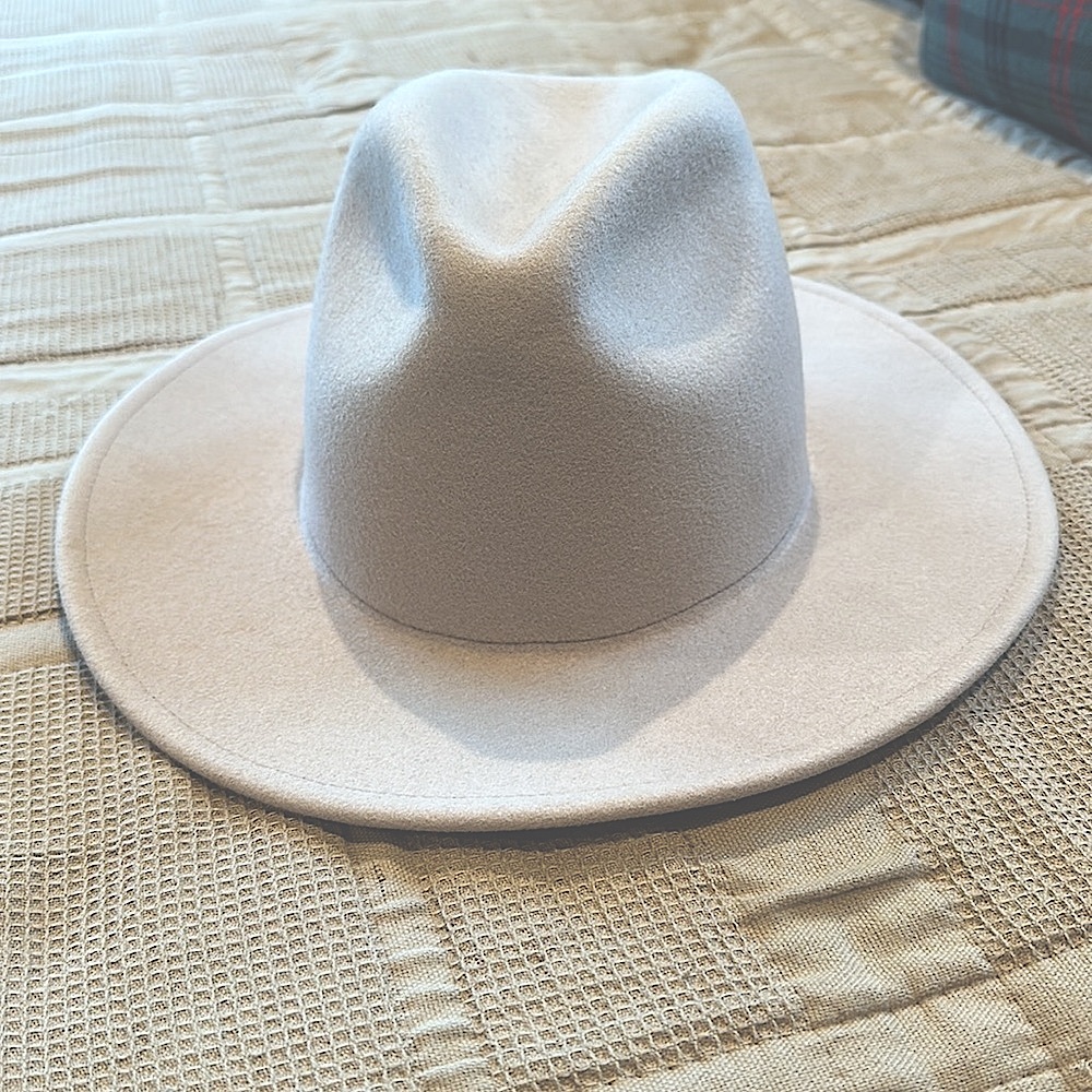 Gigi Pip cream fedora hat - Size 57 S/M